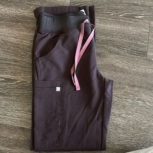 Figs espresso Kade scrub pants XS/R